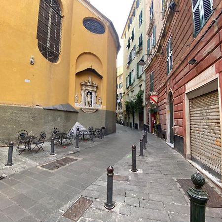 Casaviva- Ampio Appartamento Nei Vicoli Di Genova Buitenkant foto
